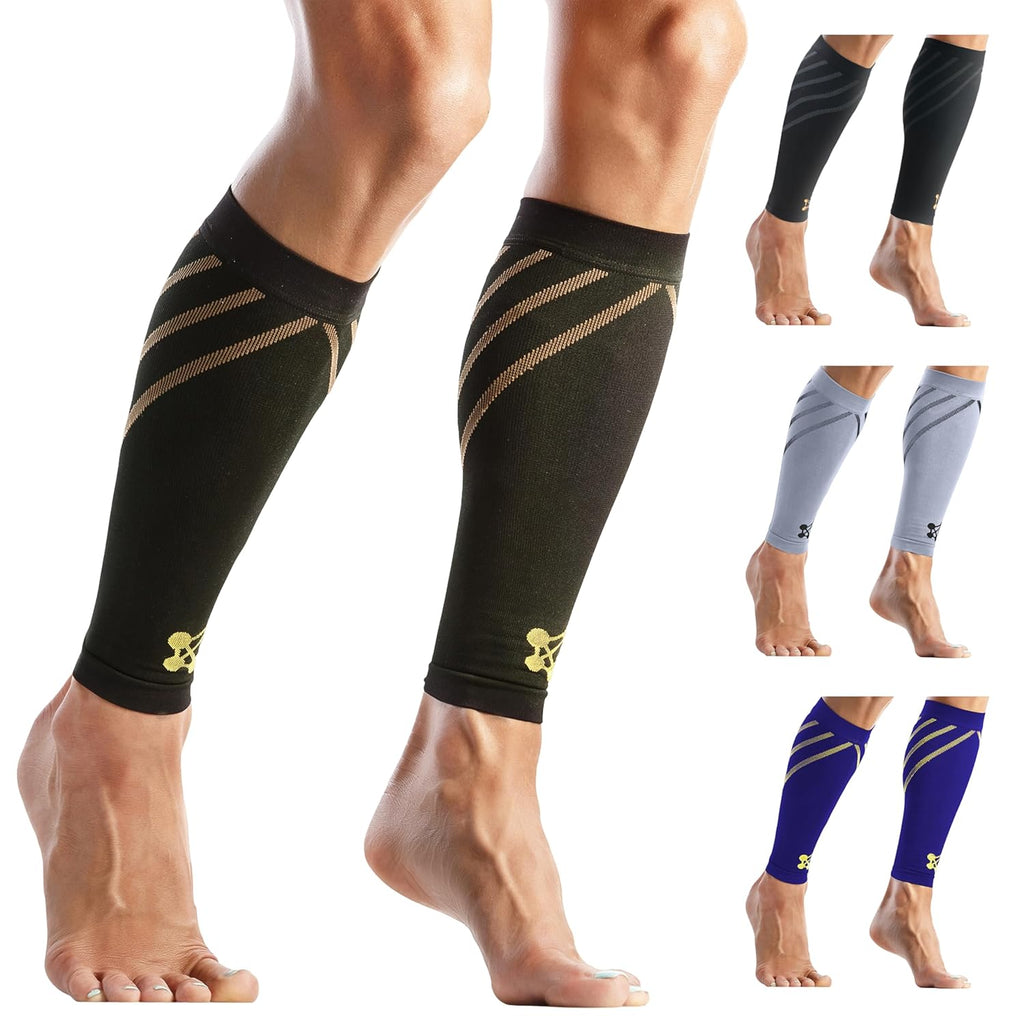 Calf Compression Sleeve for Men & Women, 20–30mmHg Leg Support for Shin Splints


