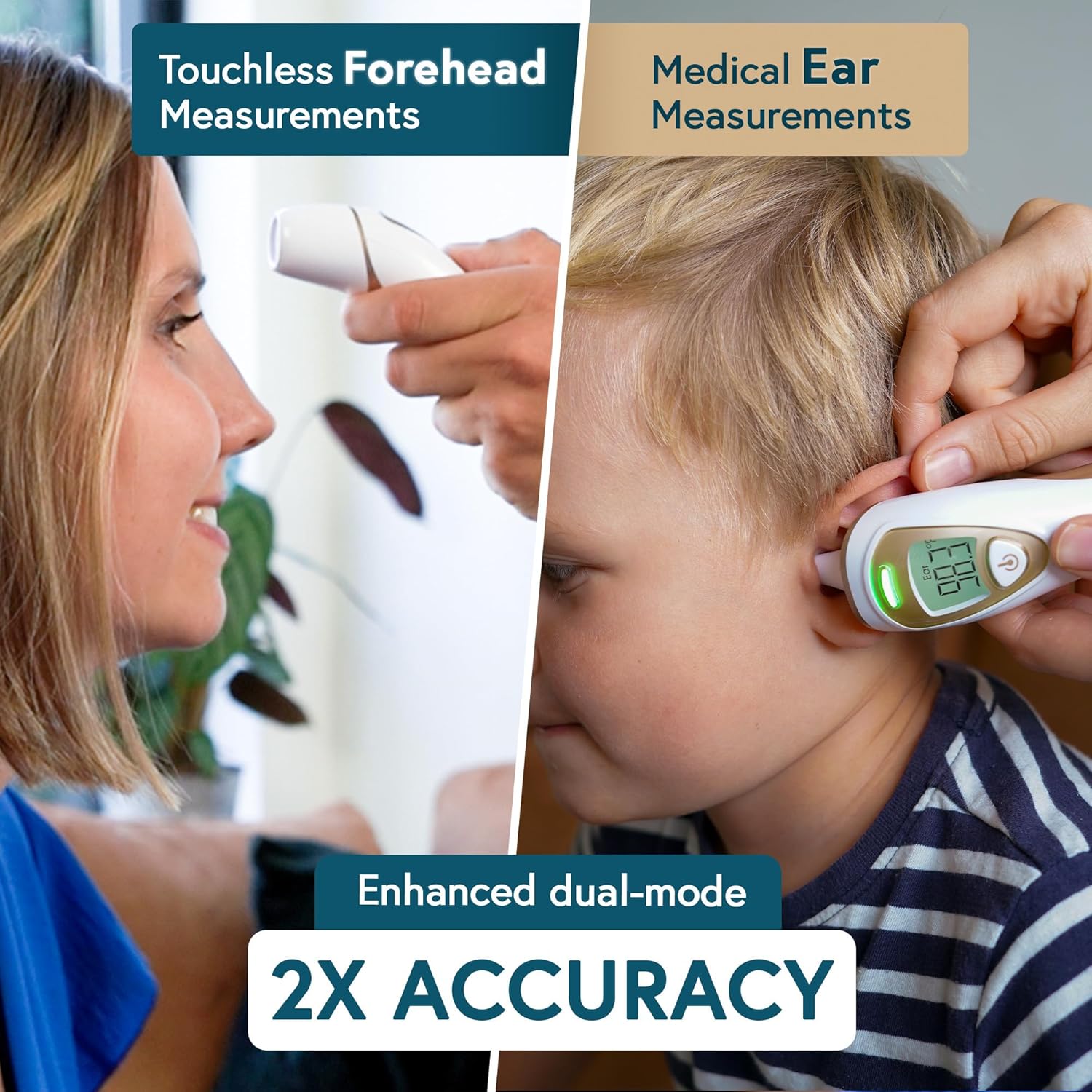 iProvèn Pro Series Ear and Forehead Thermometer, Digital for Adults and Kids

