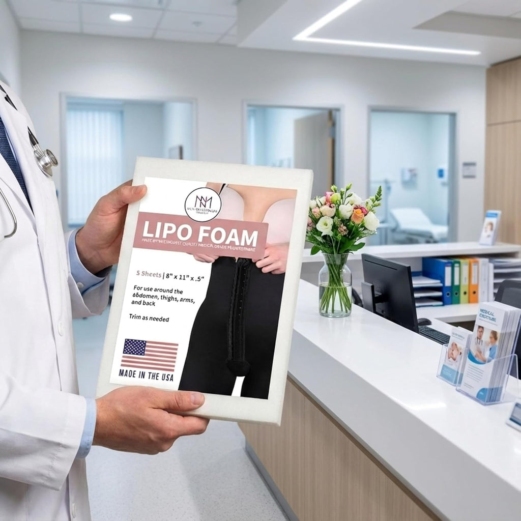 New Millennium Lipo Foam Sheets, Medical-Grade Compression Pads for Recovery

