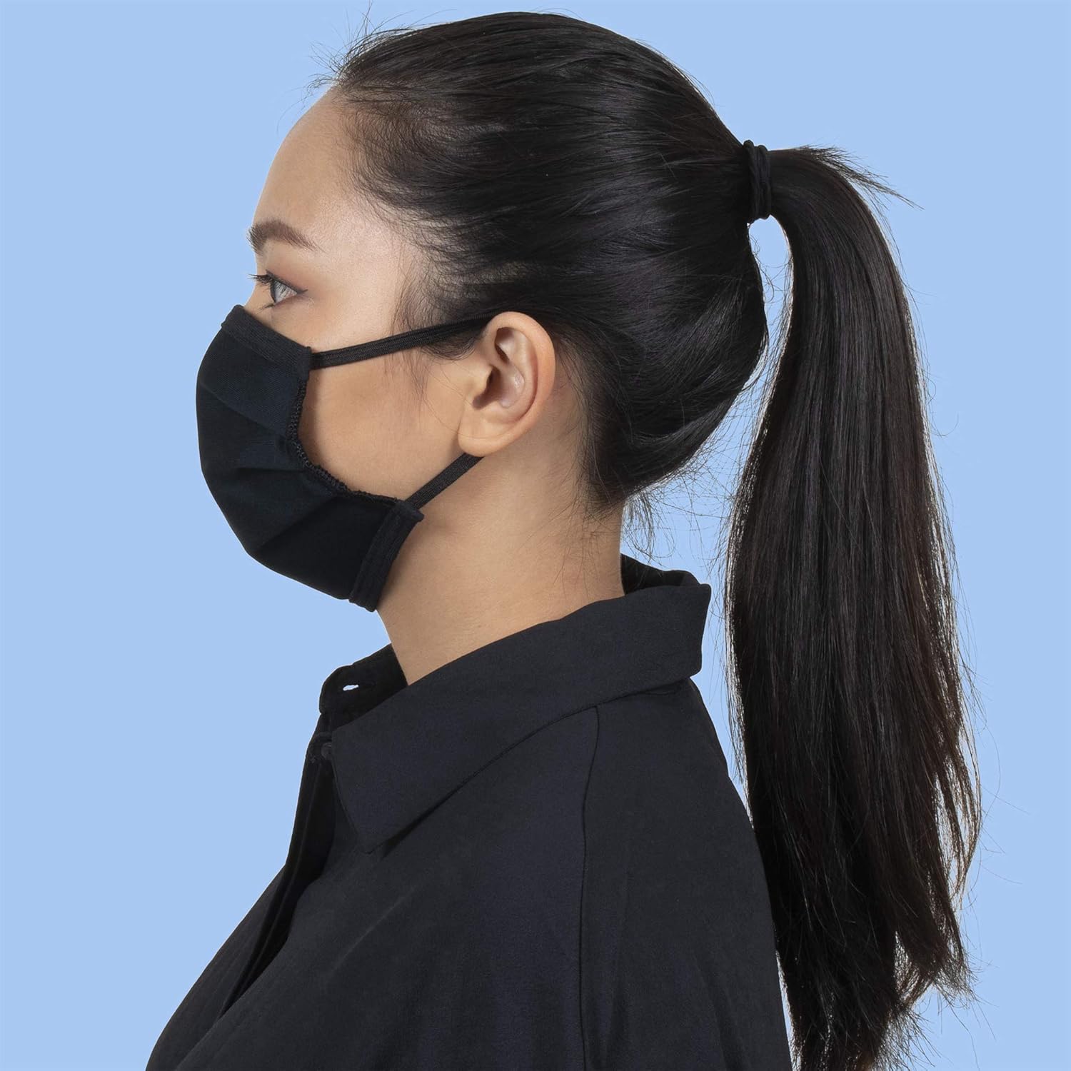 Gildan Reusable 3-Layer Cotton Ear Loop Face Mask


