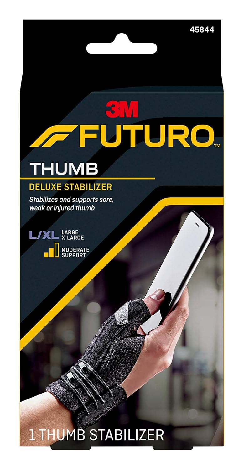 FUTURO Deluxe Thumb Stabilizer for Moderate Support and Thumb Stability

