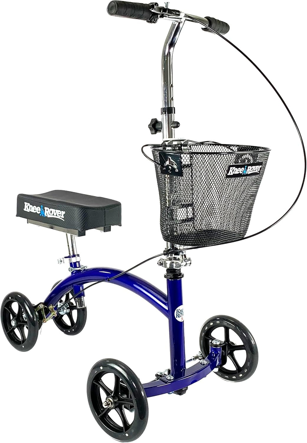 KneeRover Deluxe Steerable Knee Walker KneeCycle Foldable Mobility Aid Scooter

