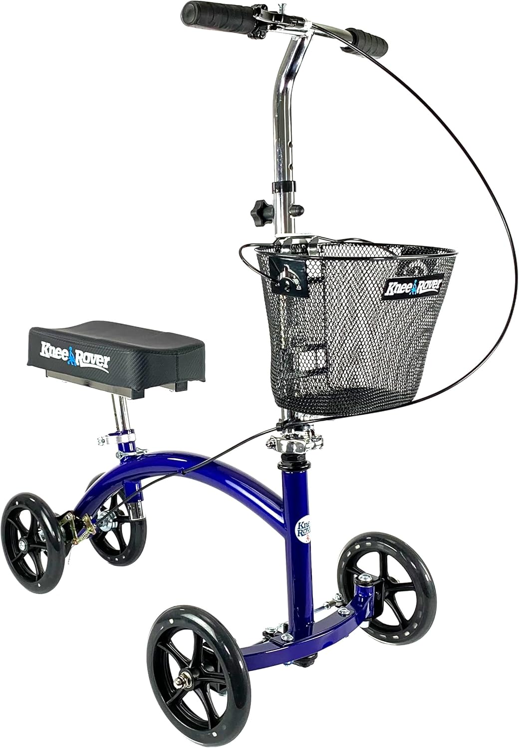 KneeRover Deluxe Steerable Knee Walker KneeCycle Foldable Mobility Aid Scooter

