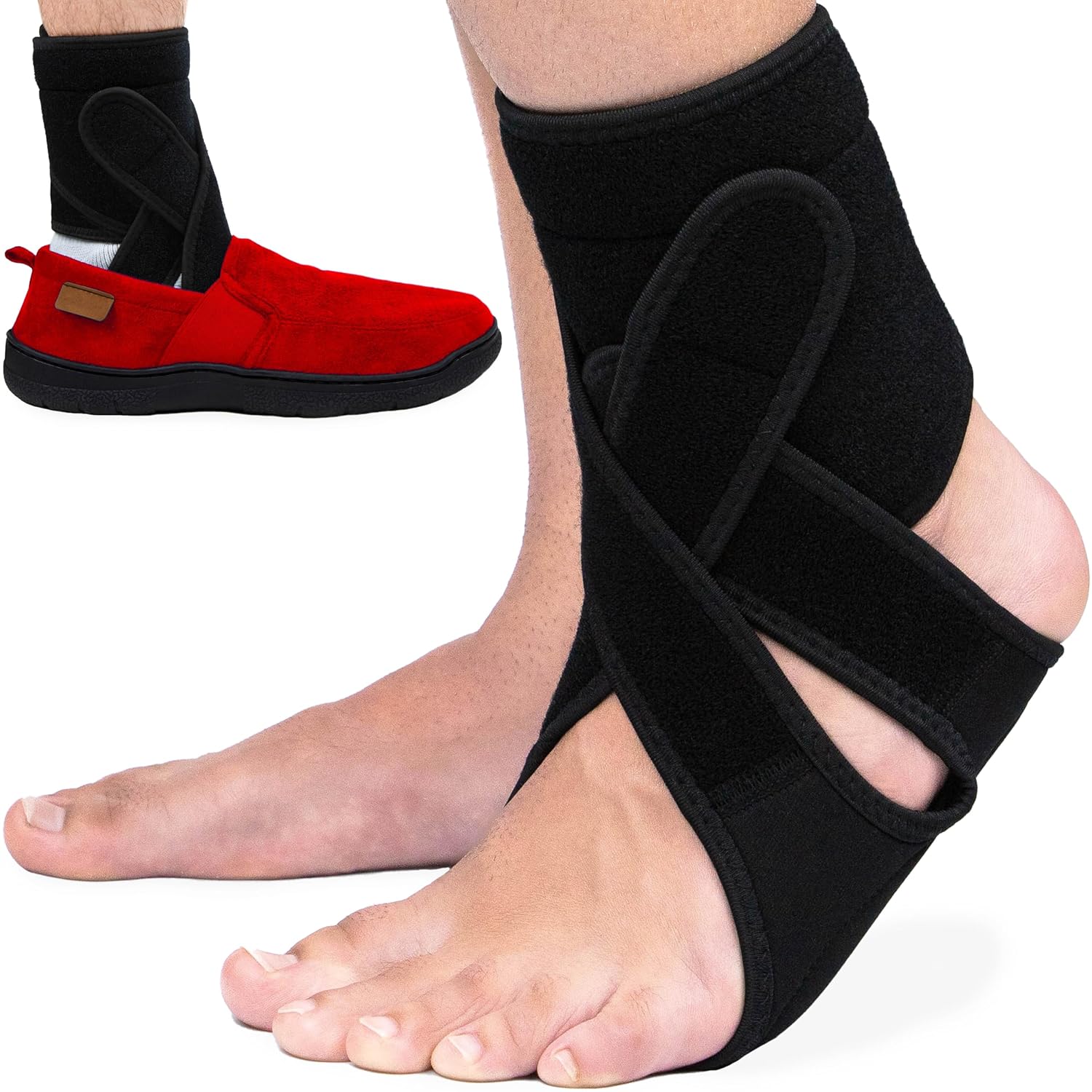 Omeer AFO Foot Drop Brace for Walking Support with Plantar Fasciitis Relief

