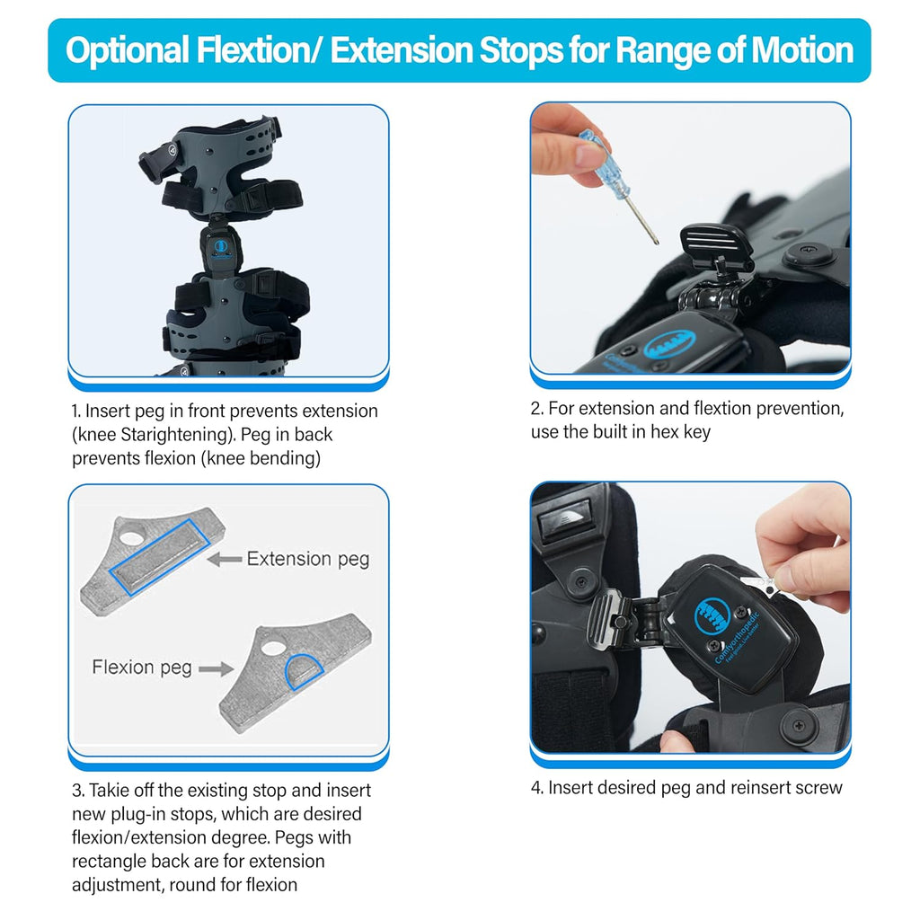 Comfyorthopedic Single-Sided OA Knee Unloader Brace for Men and Women

