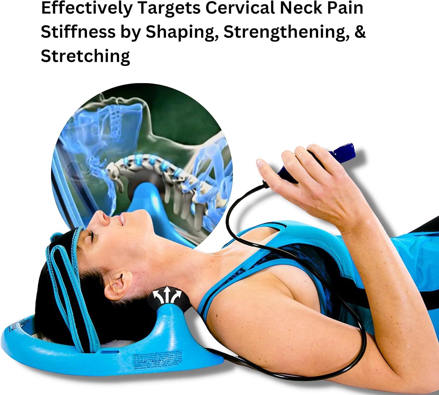 Posture Pump Neck Exerciser Cervical Traction Hydrator Pump for Neck Pain Relief

