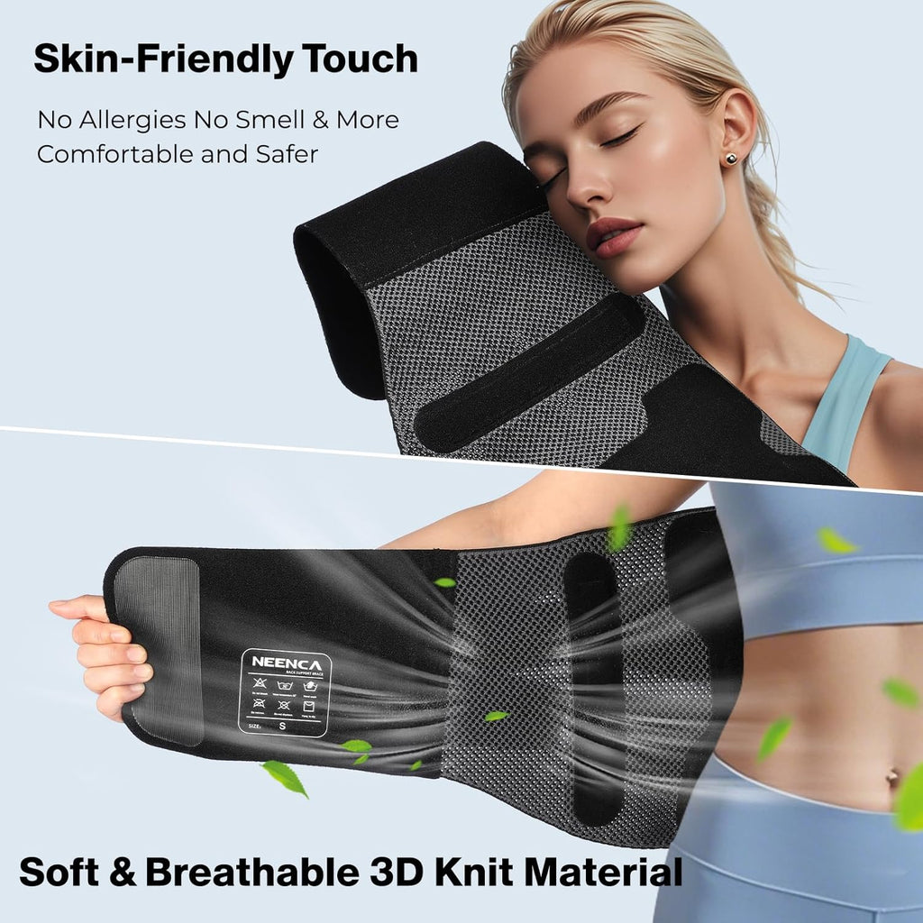 NEENCA Adjustable Lumbar Back Brace Support Belt with Bionic Lumbar Pads

