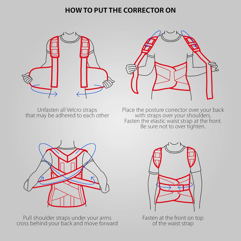 ORTONYX TLSO Thoracic Back Support Brace with Removable Dorso-Lumbar Pad

