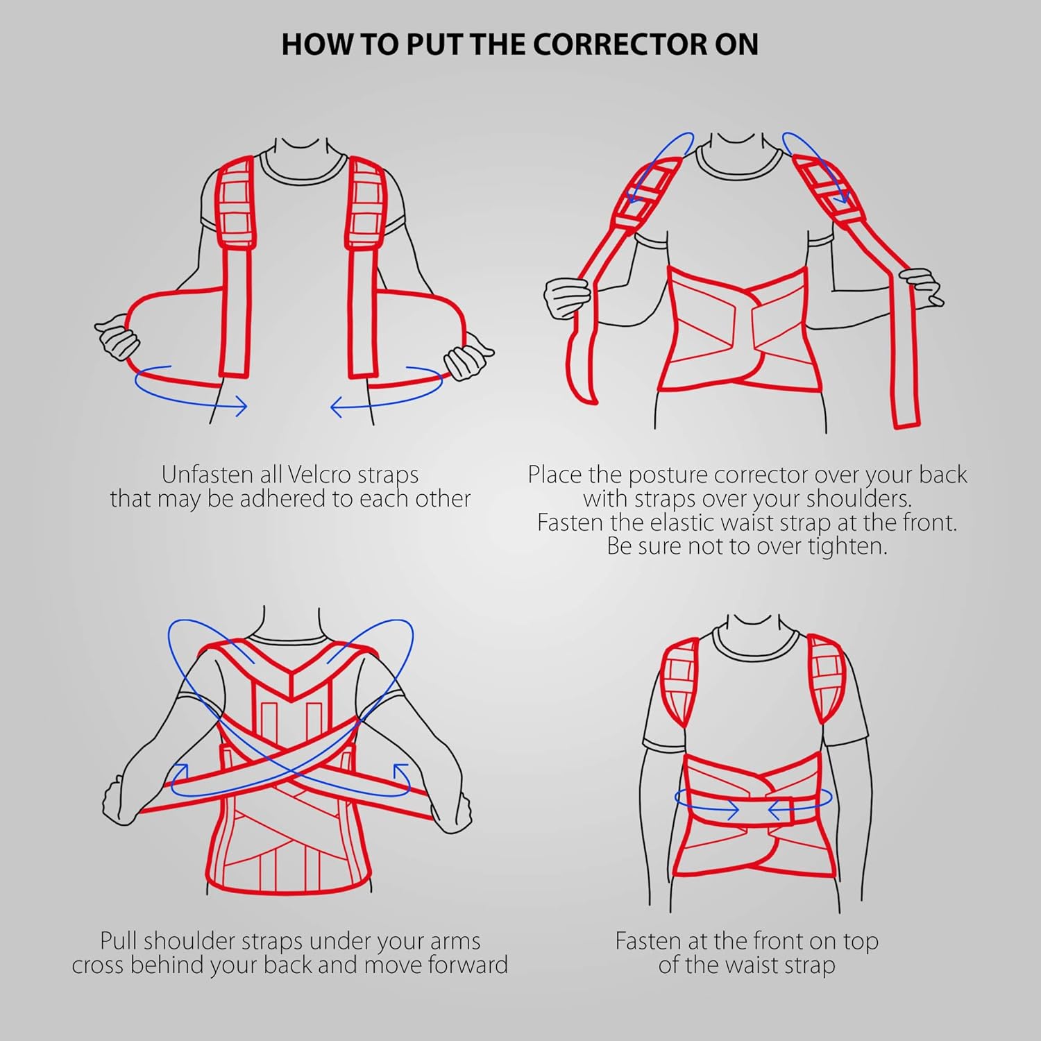 ORTONYX TLSO Thoracic Back Support Brace with Removable Dorso-Lumbar Pad

