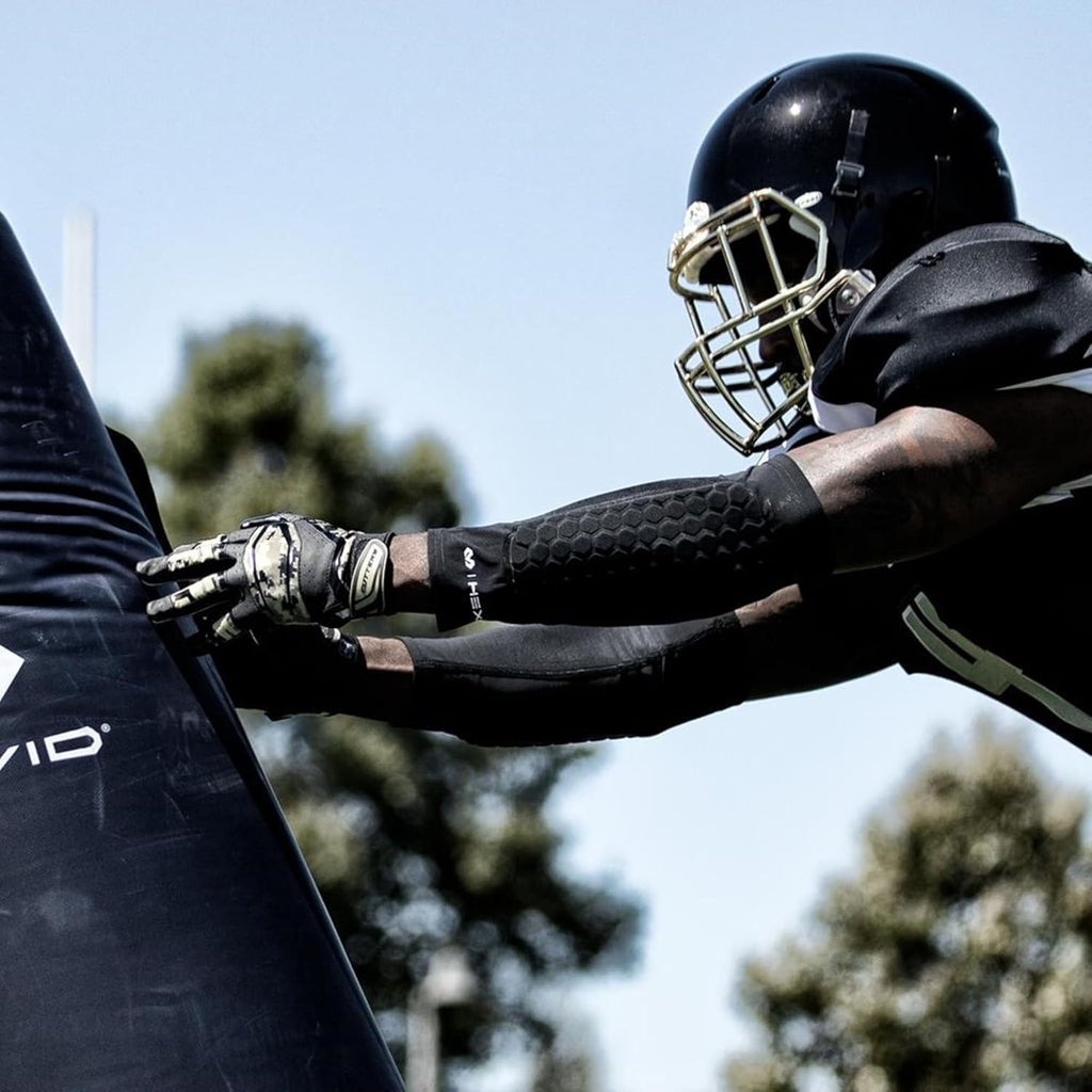 McDavid HexPad forearm sleeve with moisture management technology


