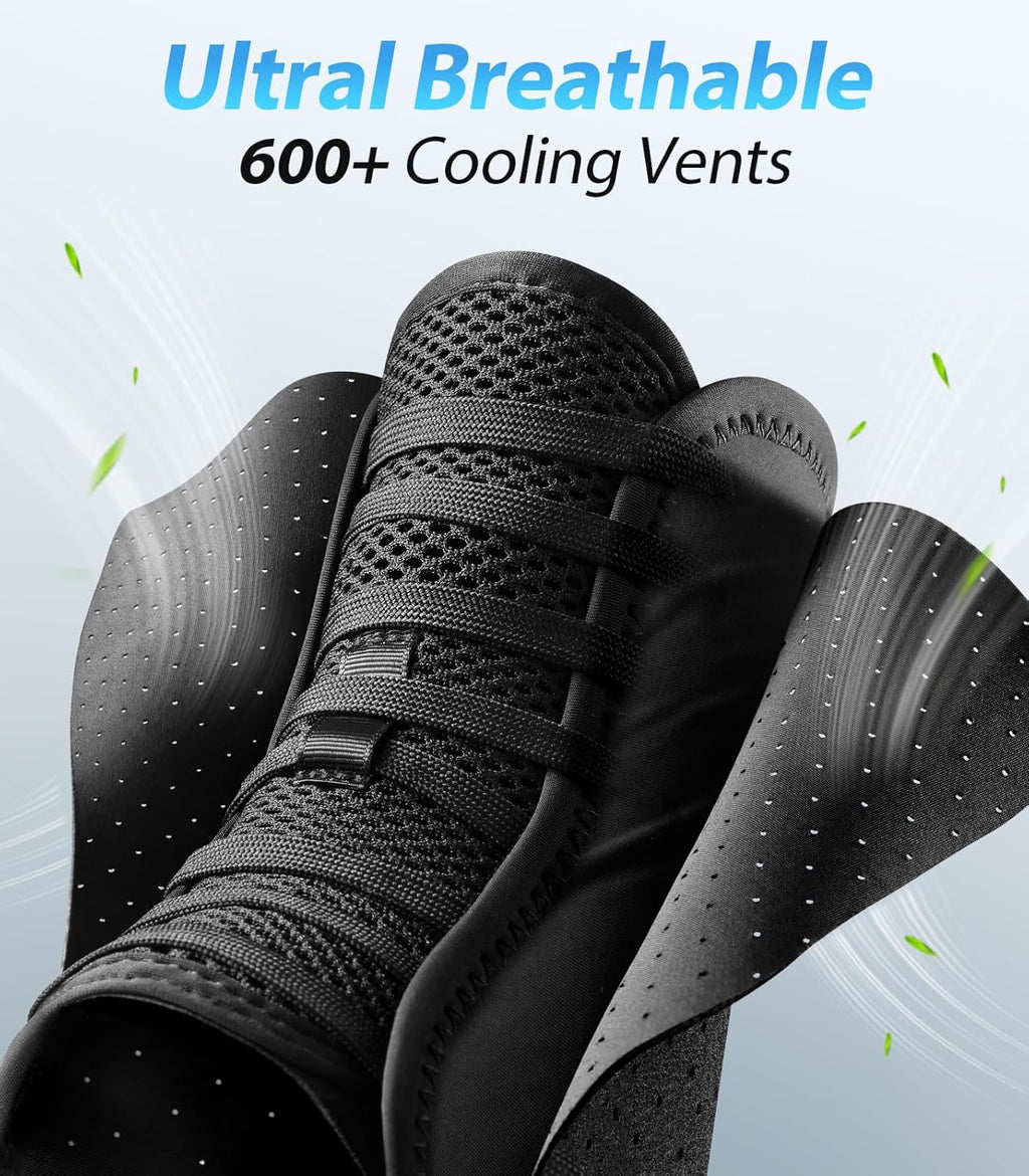 ZOELION Auto-Adaptive Ankle Brace with Flex Support and Hook-and-Loop Closure

