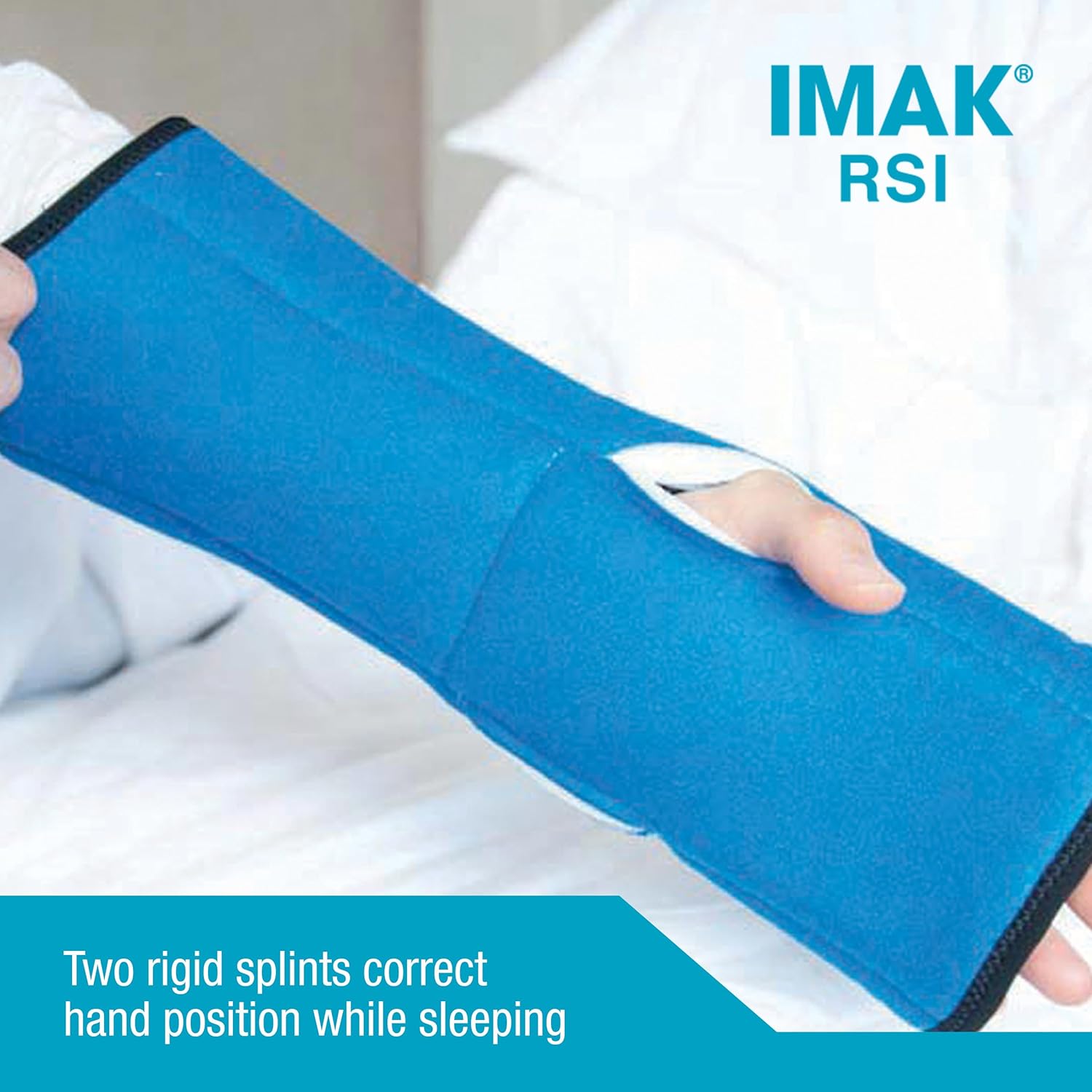 Brownmed IMAK RSI Pil-O-Splint Wrist Brace for Carpal Tunnel, Night Support


