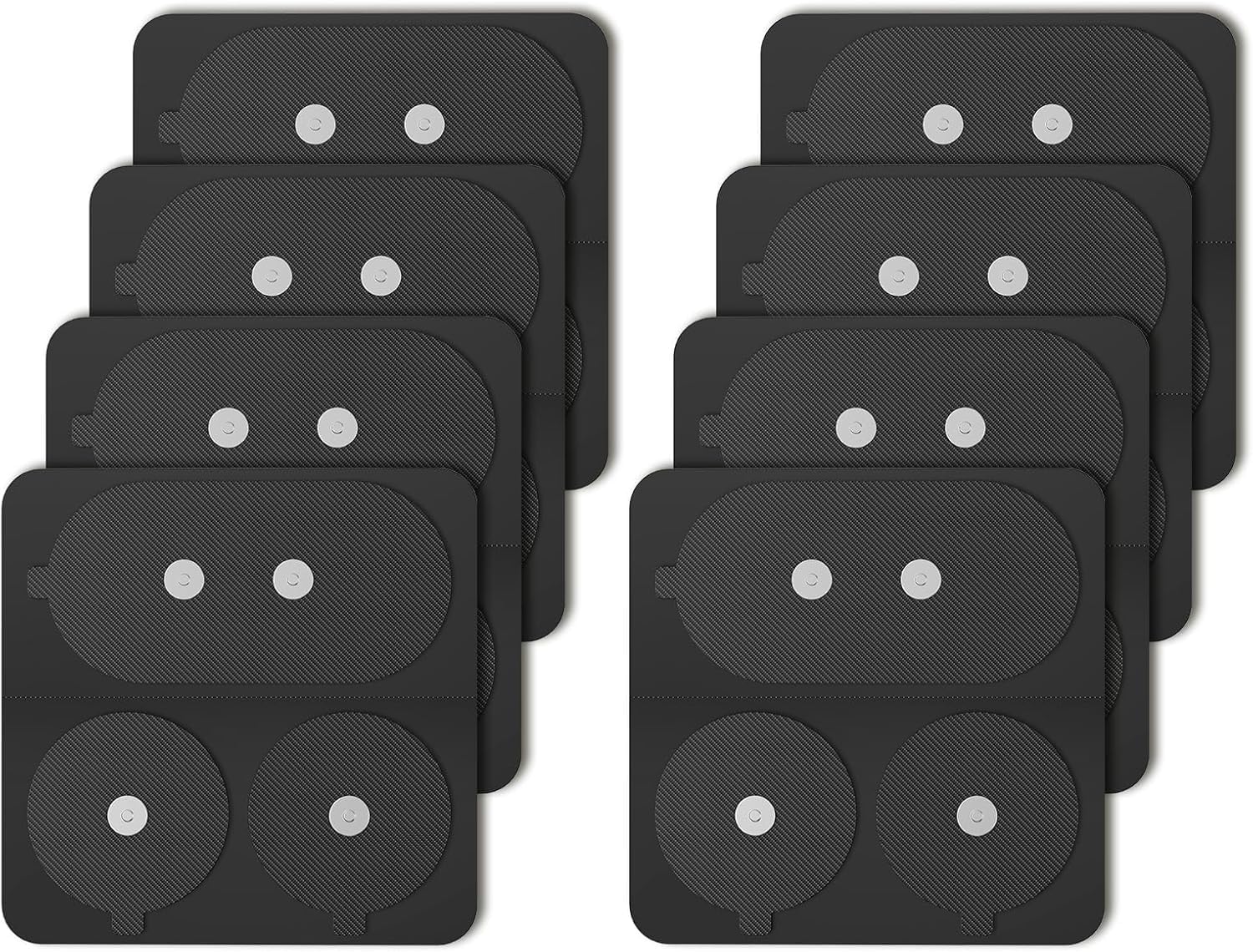 Medcursor TENS Unit Replacement Pads, Electrode Pads with Magnetic Snap, Hydrogel

