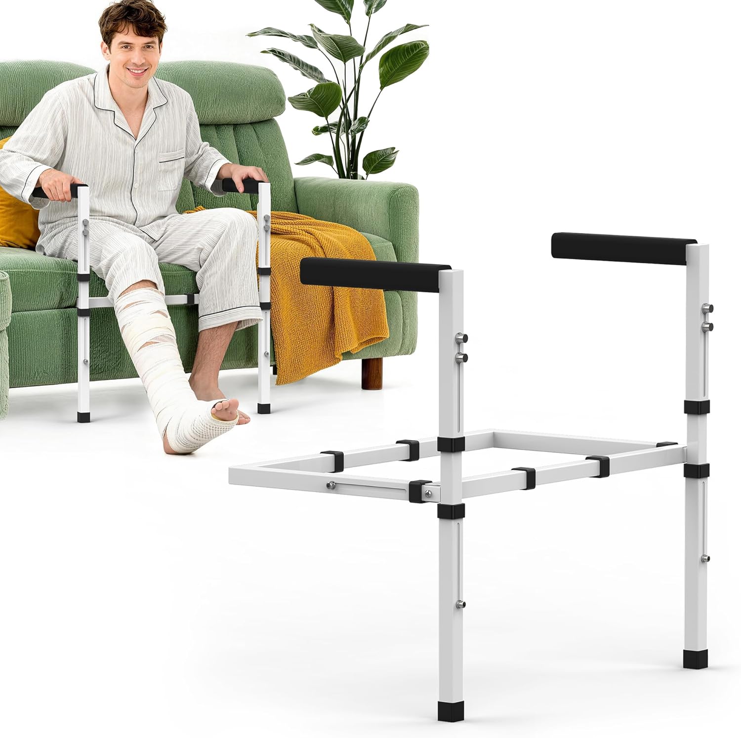 Stand Assist for Elderly Sit-to-Stand Chair Lift for Sofa, Supports 300 lbs

