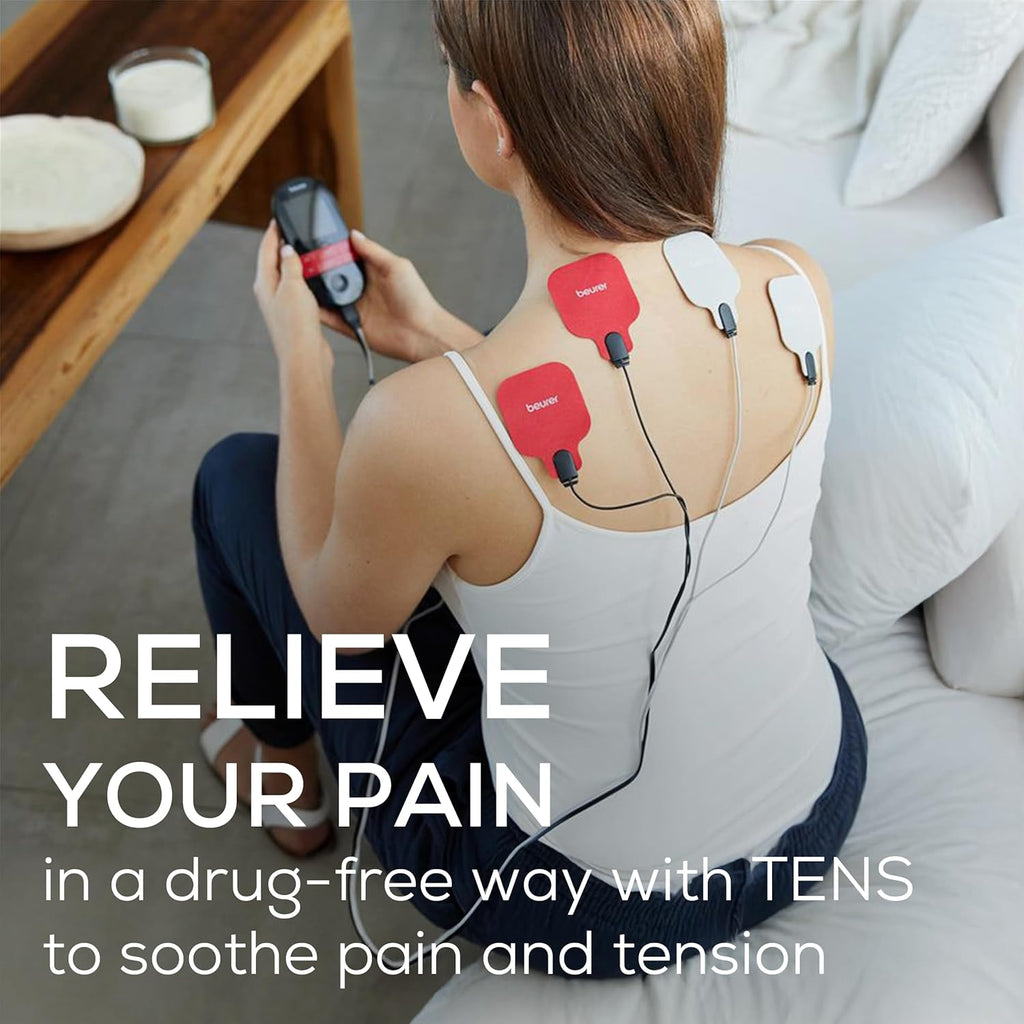 Beurer Digital 3-in-1 Heat and Muscle Stimulation Therapy Unit with 64 Programs

