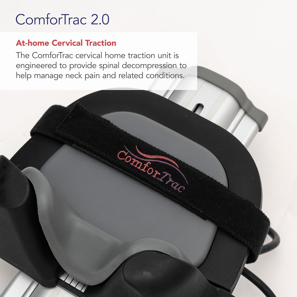 ComforTrac Deluxe Home Cervical Traction Kit with Memory Foam Headrest & Carrying Case

