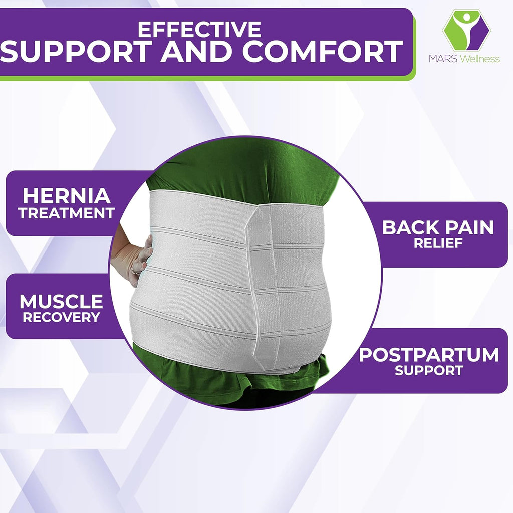 MARS WELLNESS Premium Bariatric Abdominal Binder for Post-Surgery Support, Plus Size

