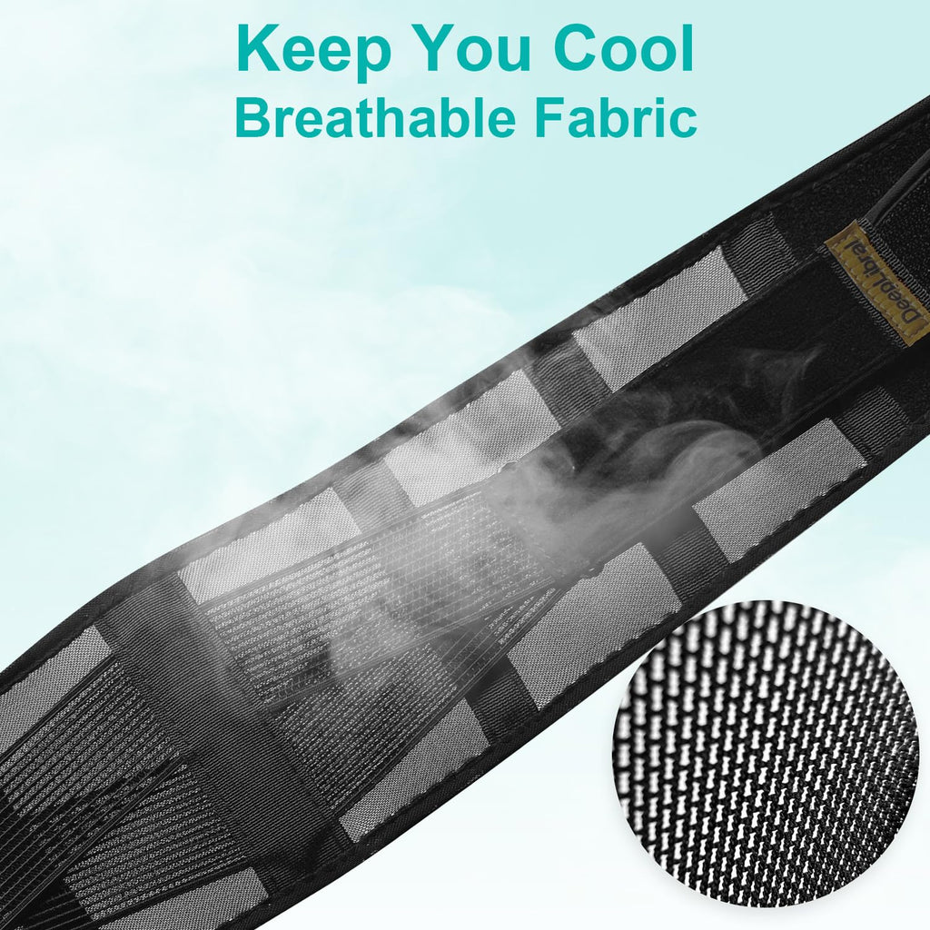 Ultra-Thin Breathable Back Brace Belt for Lower Back Pain, Sciatica, Support


