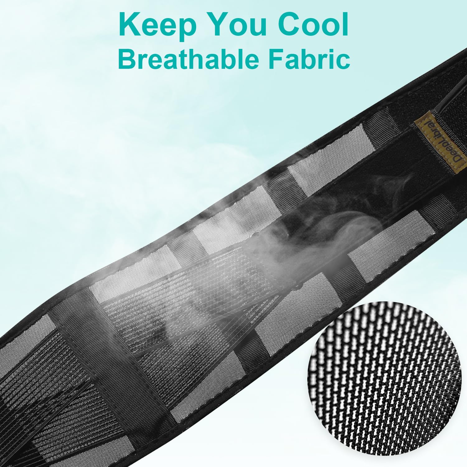Ultra-Thin Breathable Back Brace Belt for Lower Back Pain, Sciatica, Support

