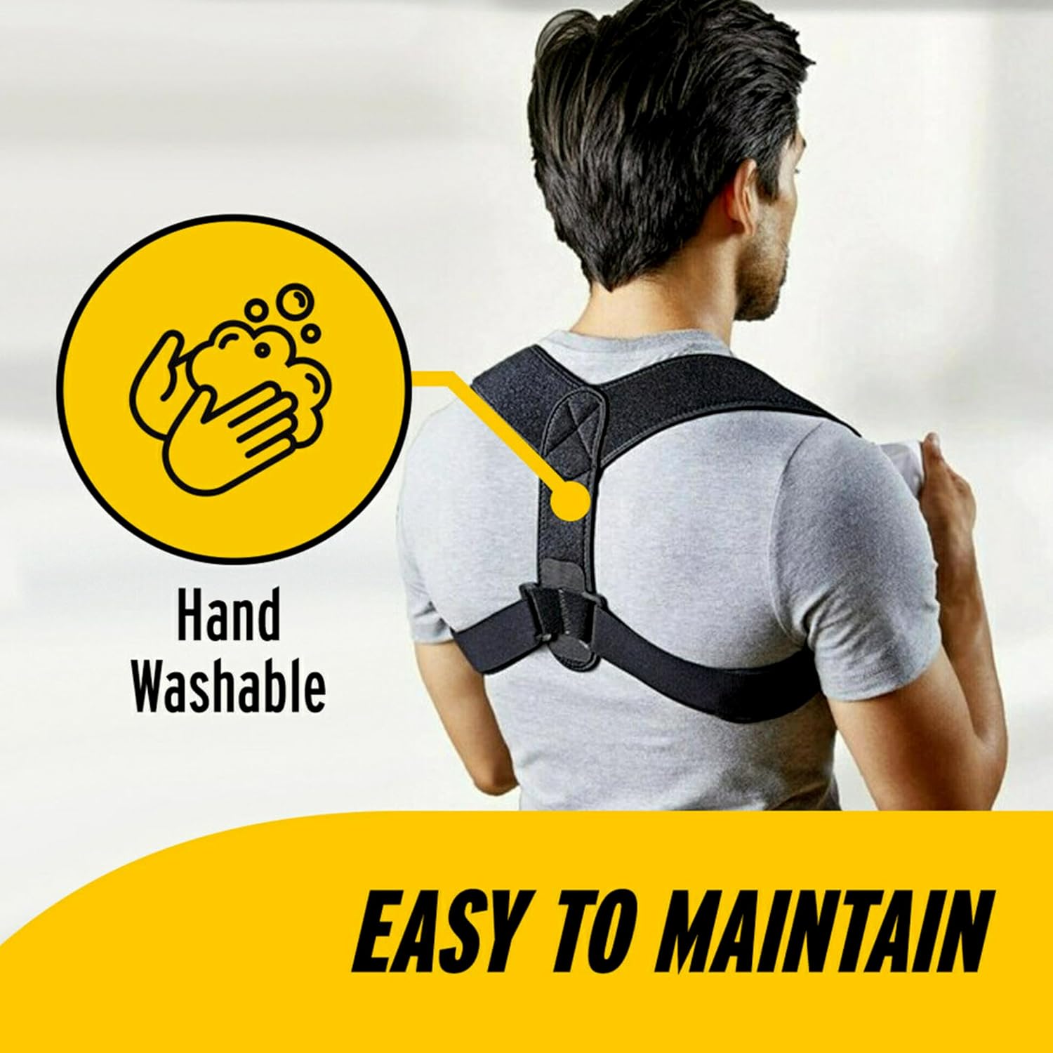 FUTURO Posture Aid for Men and Women, Breathable Shoulder Strap System

