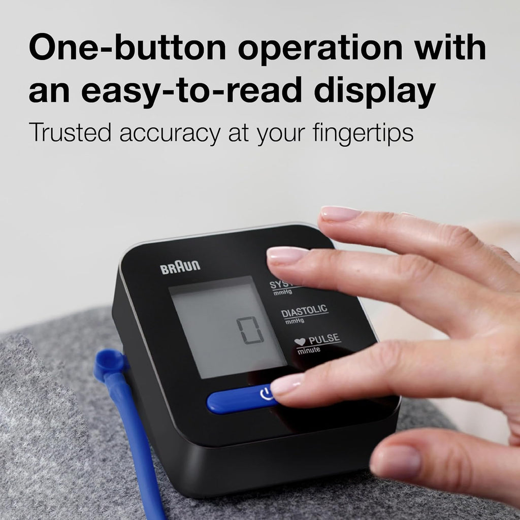 Braun ExactFit 1 Upper Arm Digital Blood Pressure Monitor with Adjustable Cuff BUA5000

