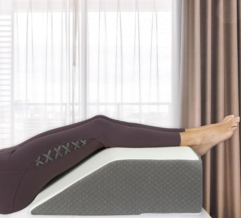 Kolbs Bed Wedge Pillow for Sleep Apnea, Acid Reflux, Back Pain, Jacquard

