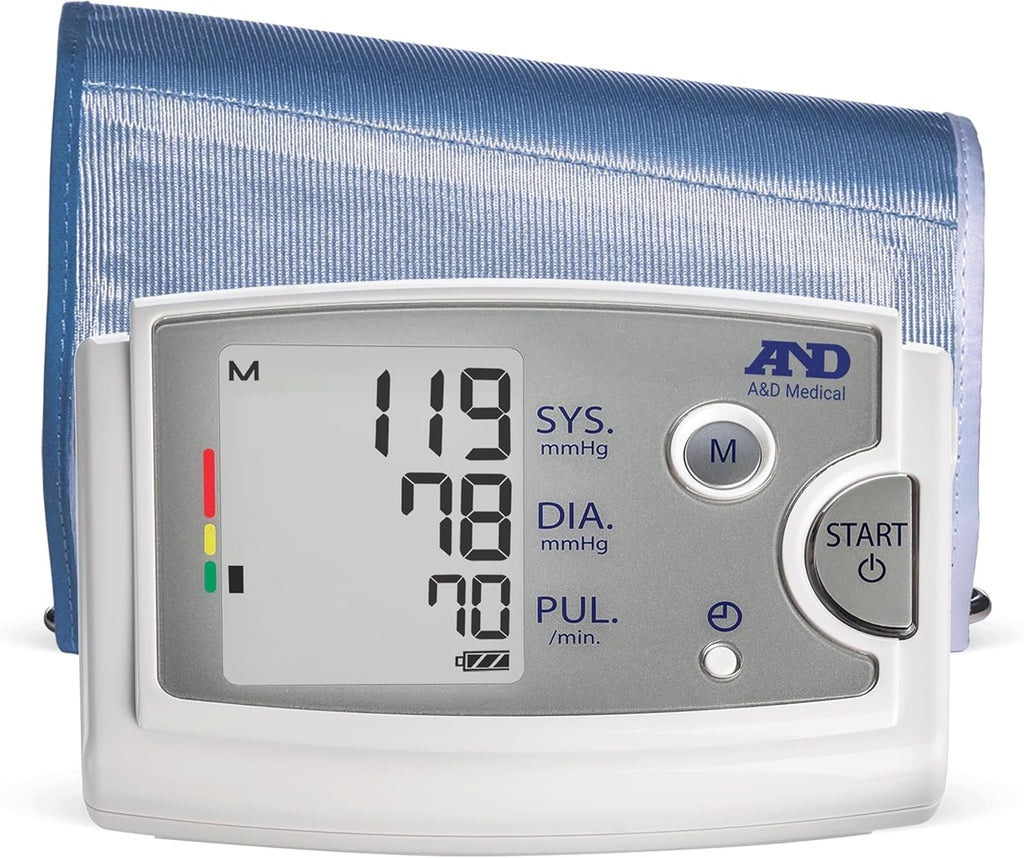 A&D Medical Upper Arm Blood Pressure Monitor for Home Use, Digital BP Machine

