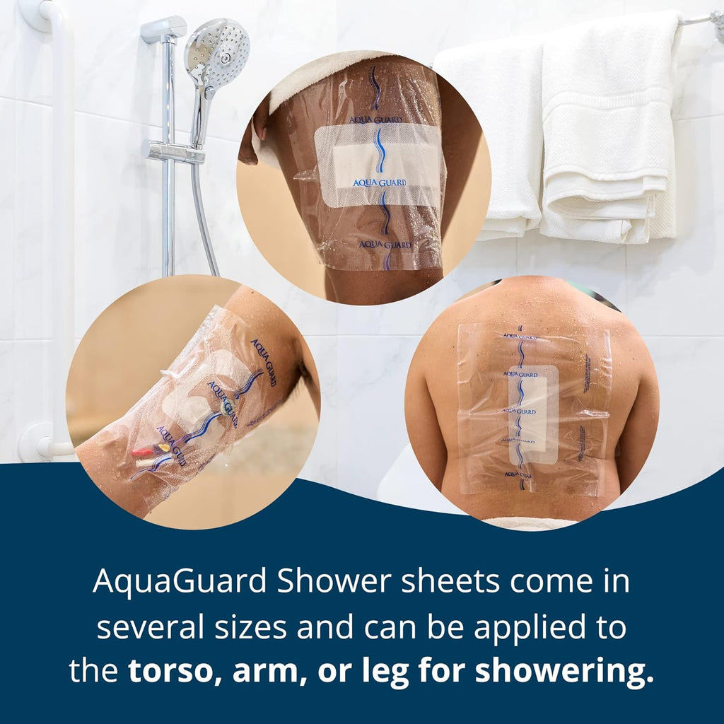 TIDI AquaGuard self-adhesive waterproof moisture barrier for shower wound dressing


