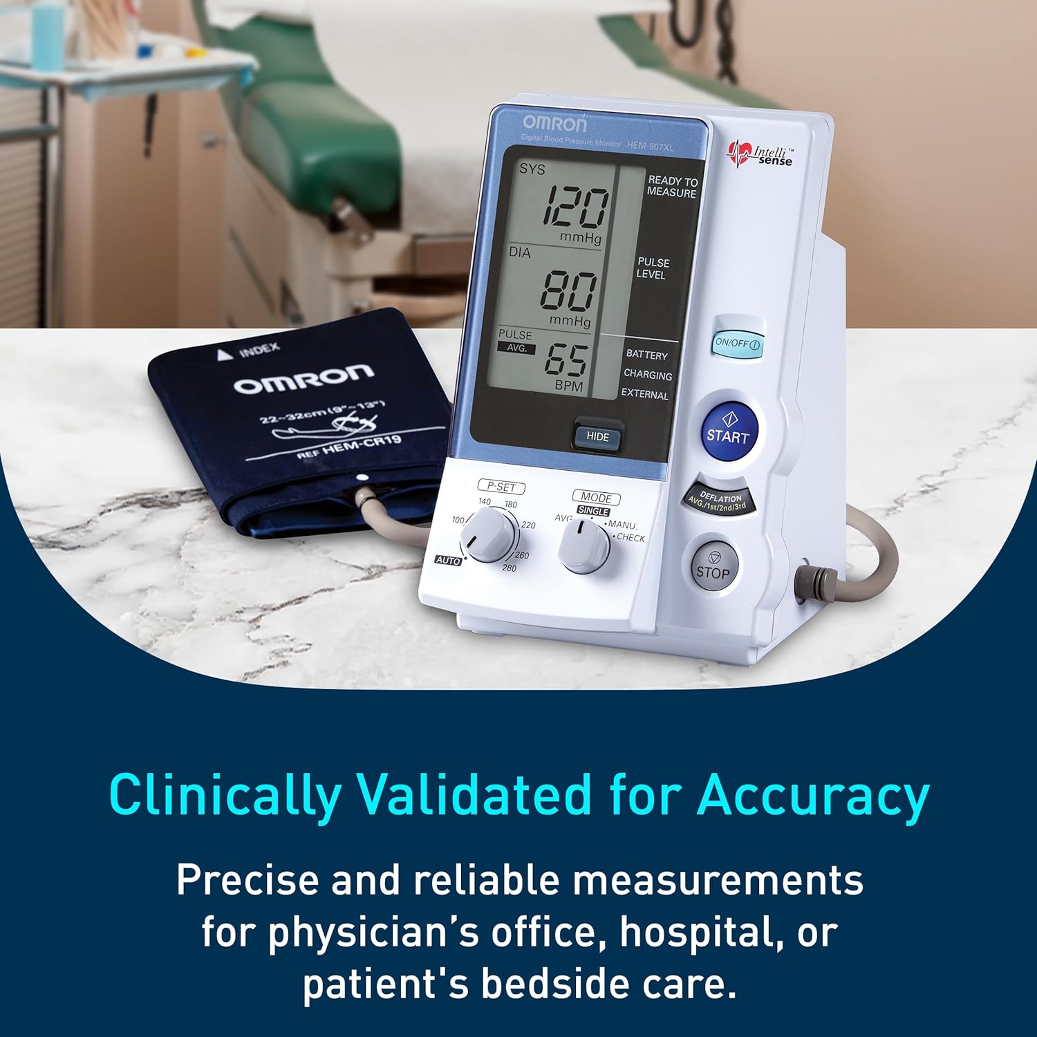 OMRON IntelliSense Professional Upper Arm Blood Pressure Monitor with Cuff

