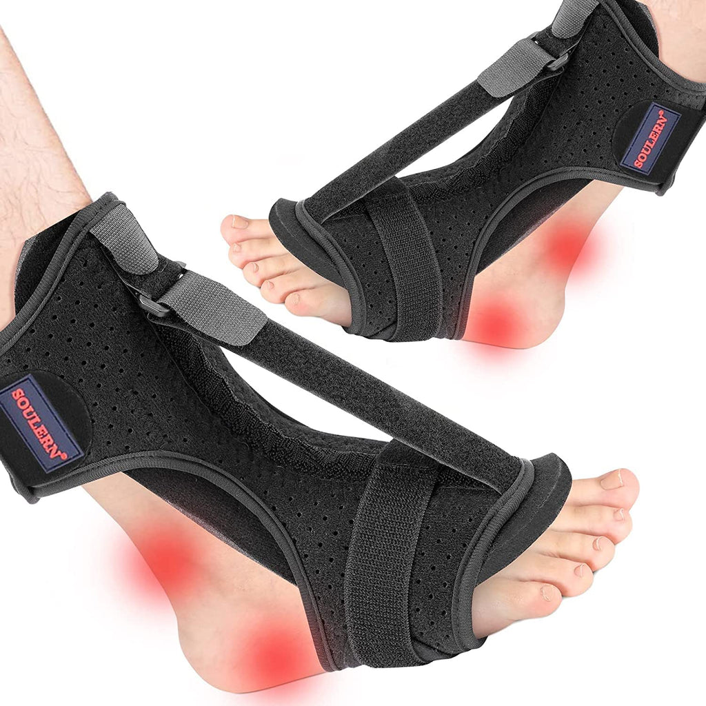 Plantar Fasciitis Night Splint Orthotic Brace for Drop Foot, Adjustable

