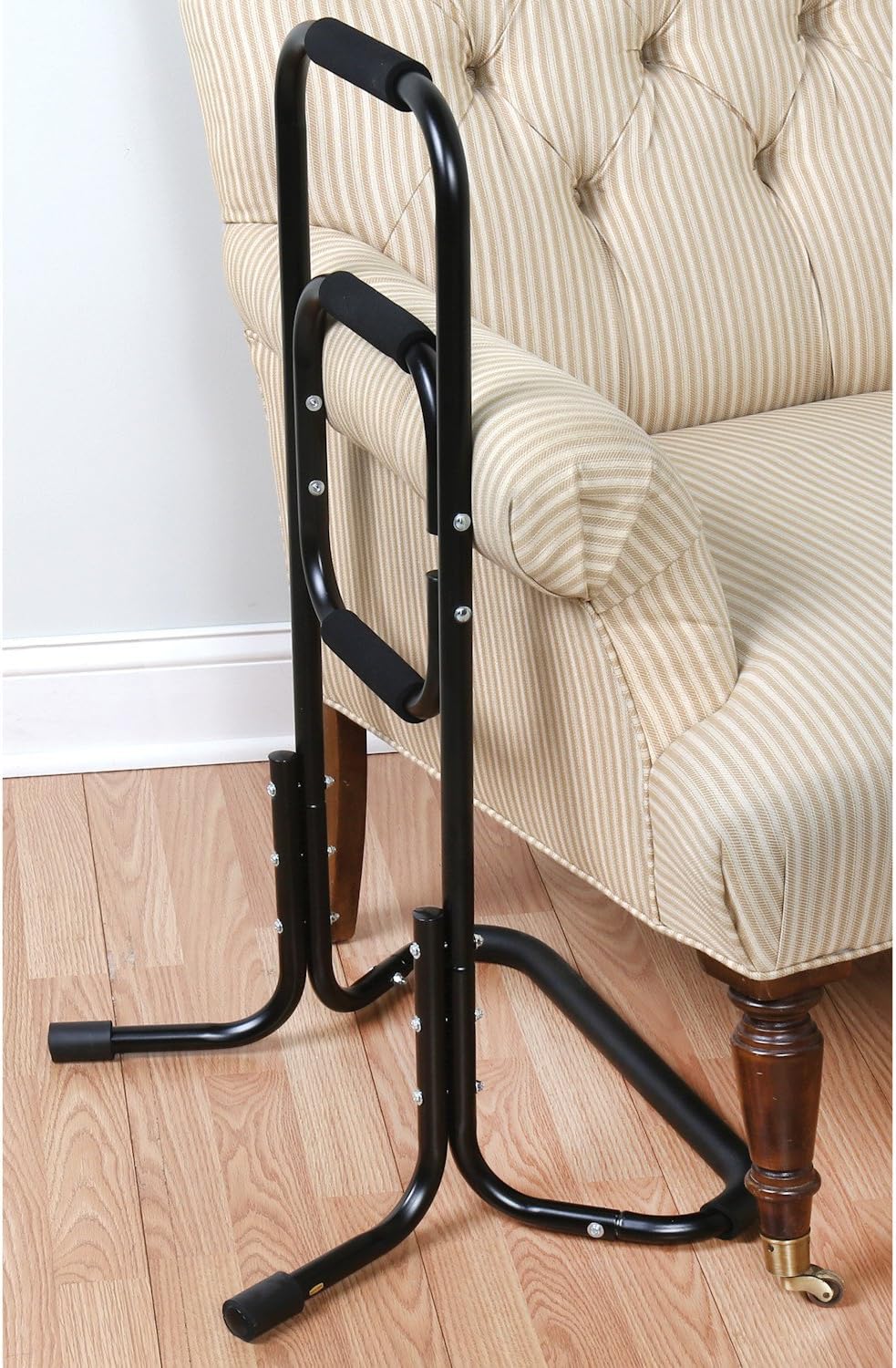 Bandwagon Chair Stand Assist Portable Bar for Lift Help, Metal Base


