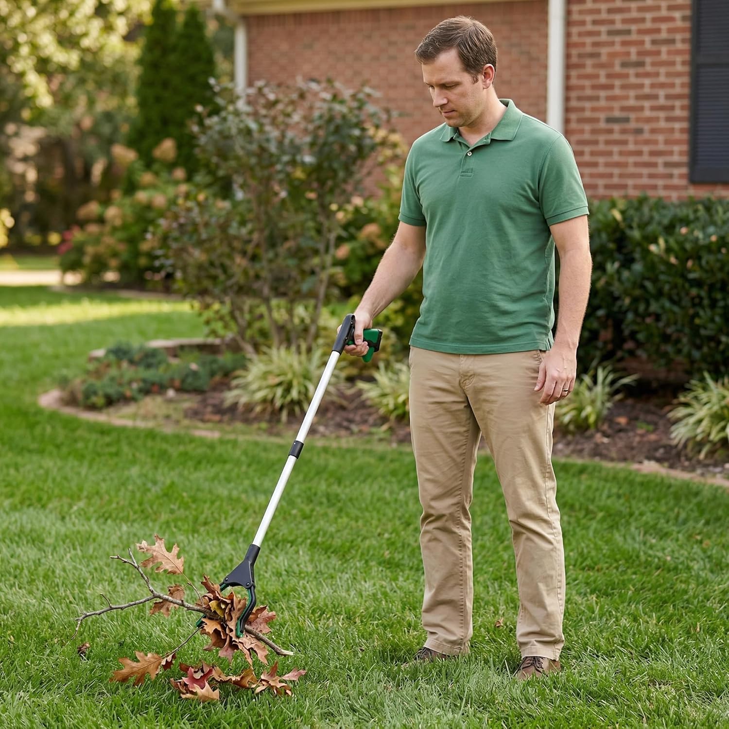 TOPZEA Foldable Reacher Grabber Tool for Elderly Mobility Assist, 360° Jaw

