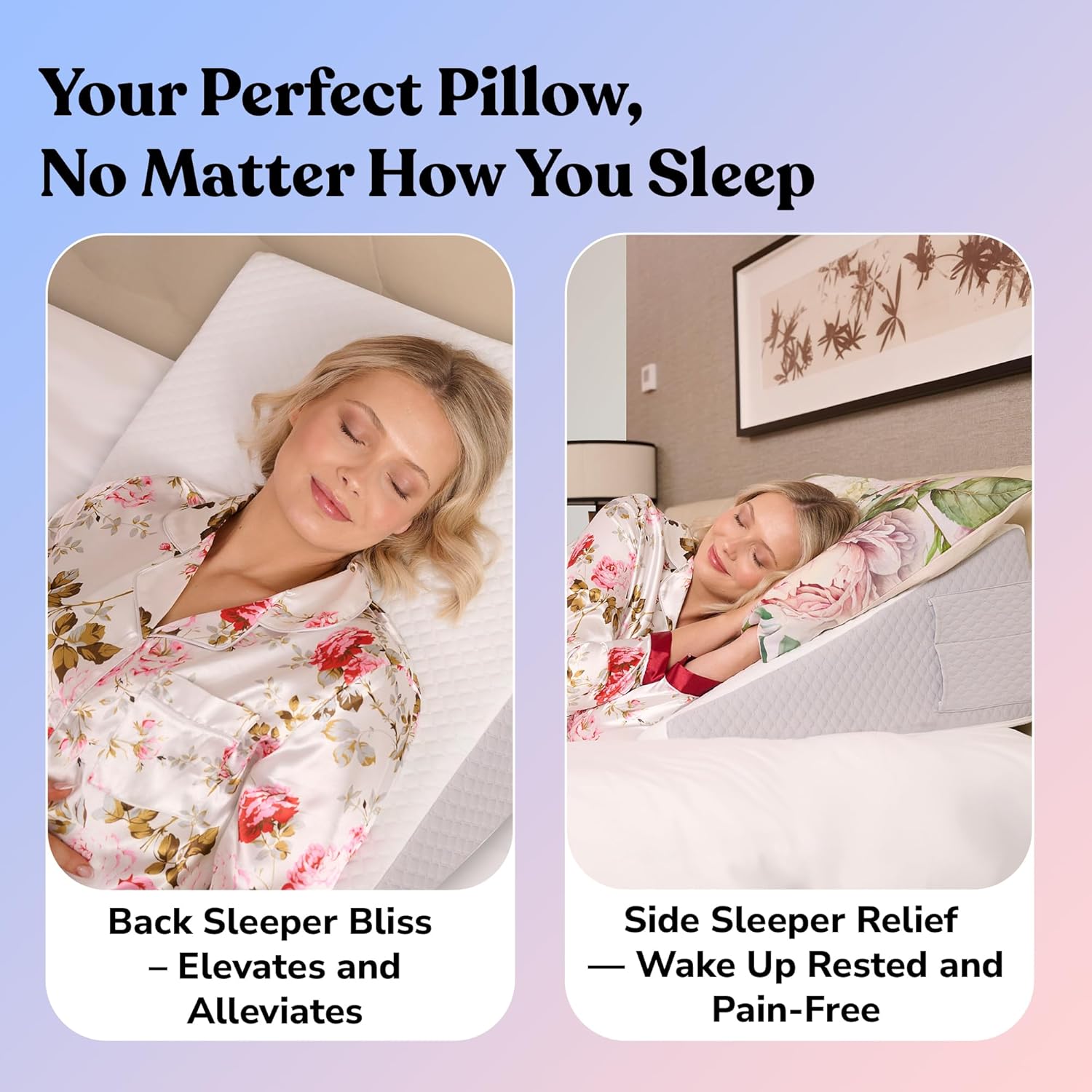 Sleepnitez 3.0 in Memory Foam Incline Pillow for Acid Reflux, Snoring, Sleep Apnea

