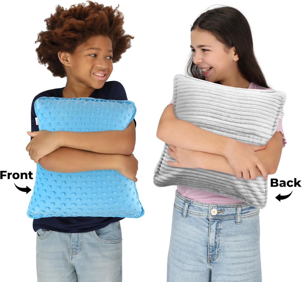 Special Supplies Vibrating Sensory Pressure Pillow for Kids & Adults, Plush 12" with Audio


