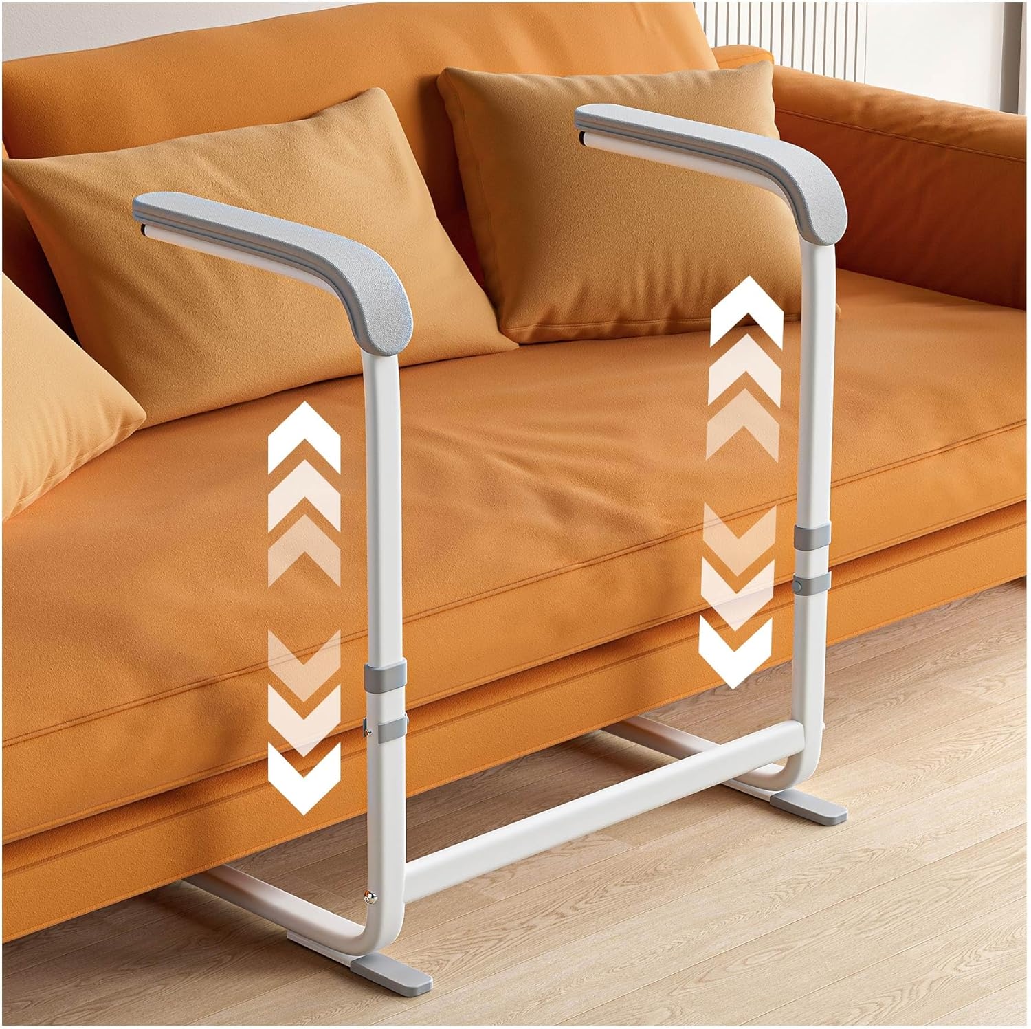 Height Adjustable Couch Stand Assist for Elderly, Dual Handles, 300 lb

