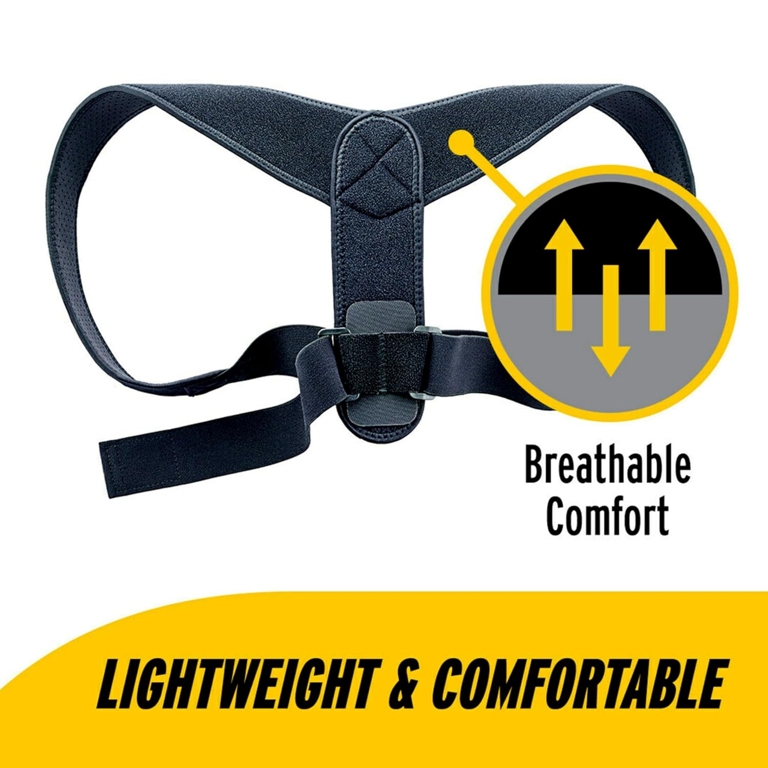 FUTURO Posture Aid for Men and Women, Breathable Shoulder Strap System

