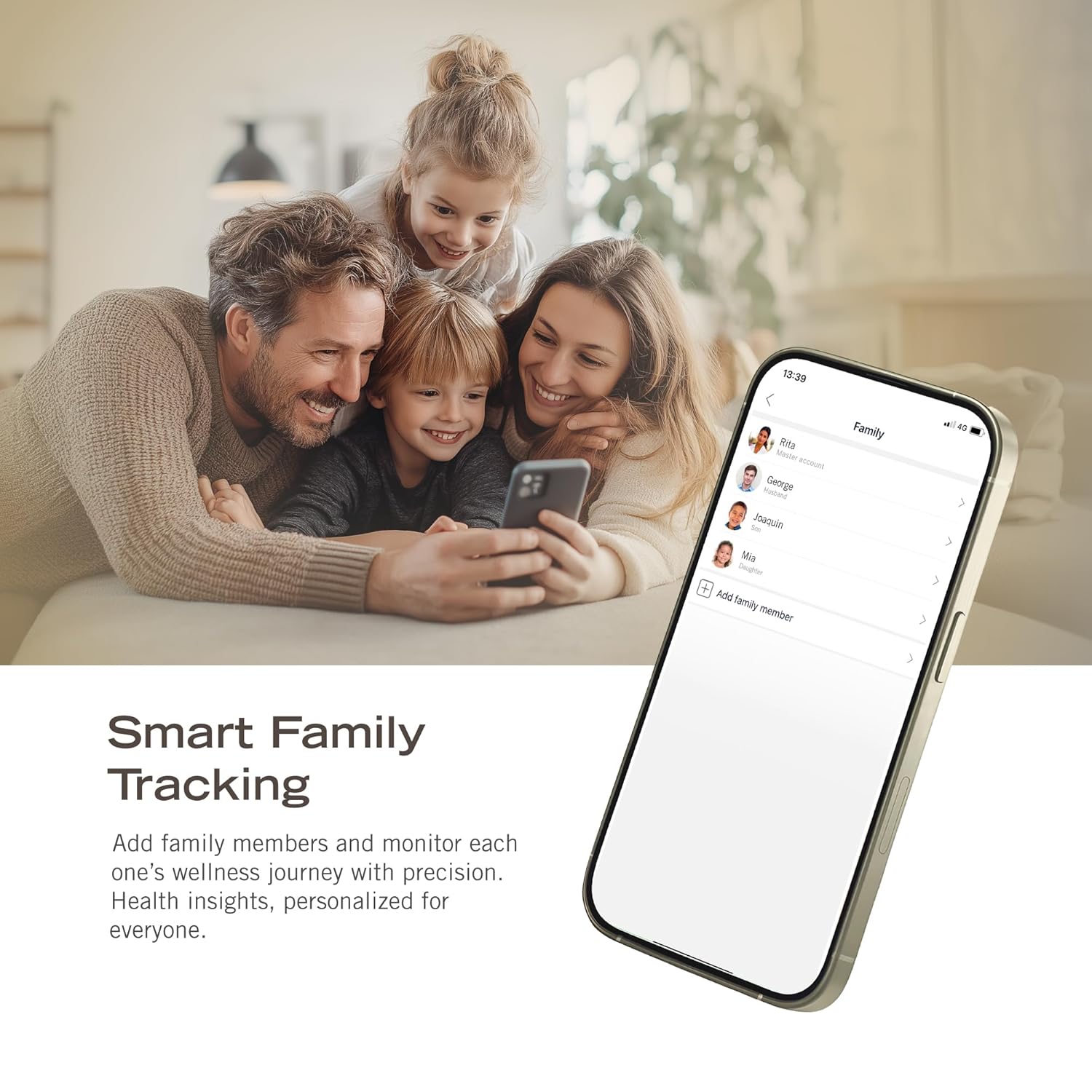 Nautica Smart Body Composition Scale with BMI, Body Fat, Bluetooth App, Hidden LED

