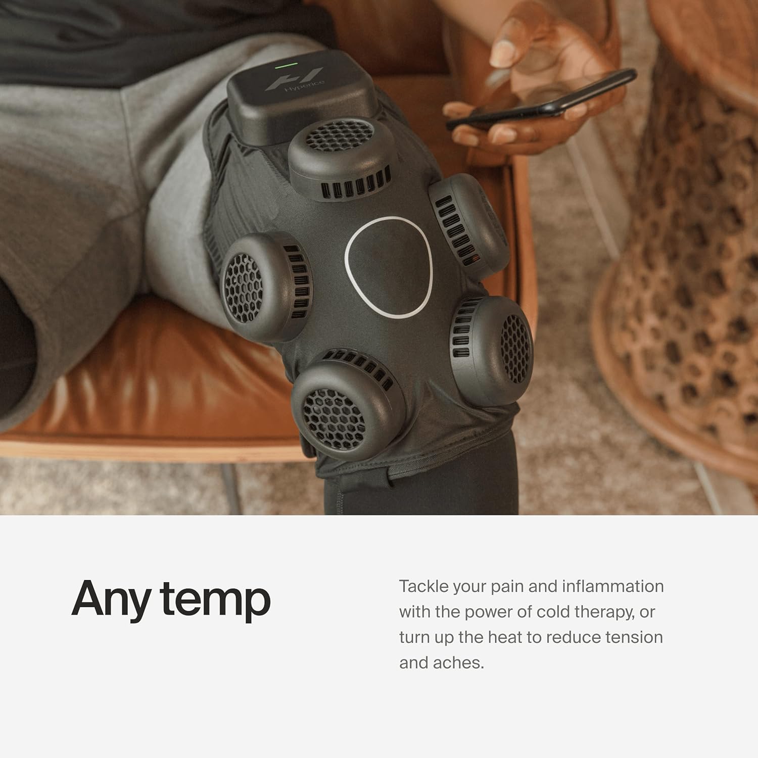 Hyperice X Electric Heat and Cold Contrast Therapy Device with App

