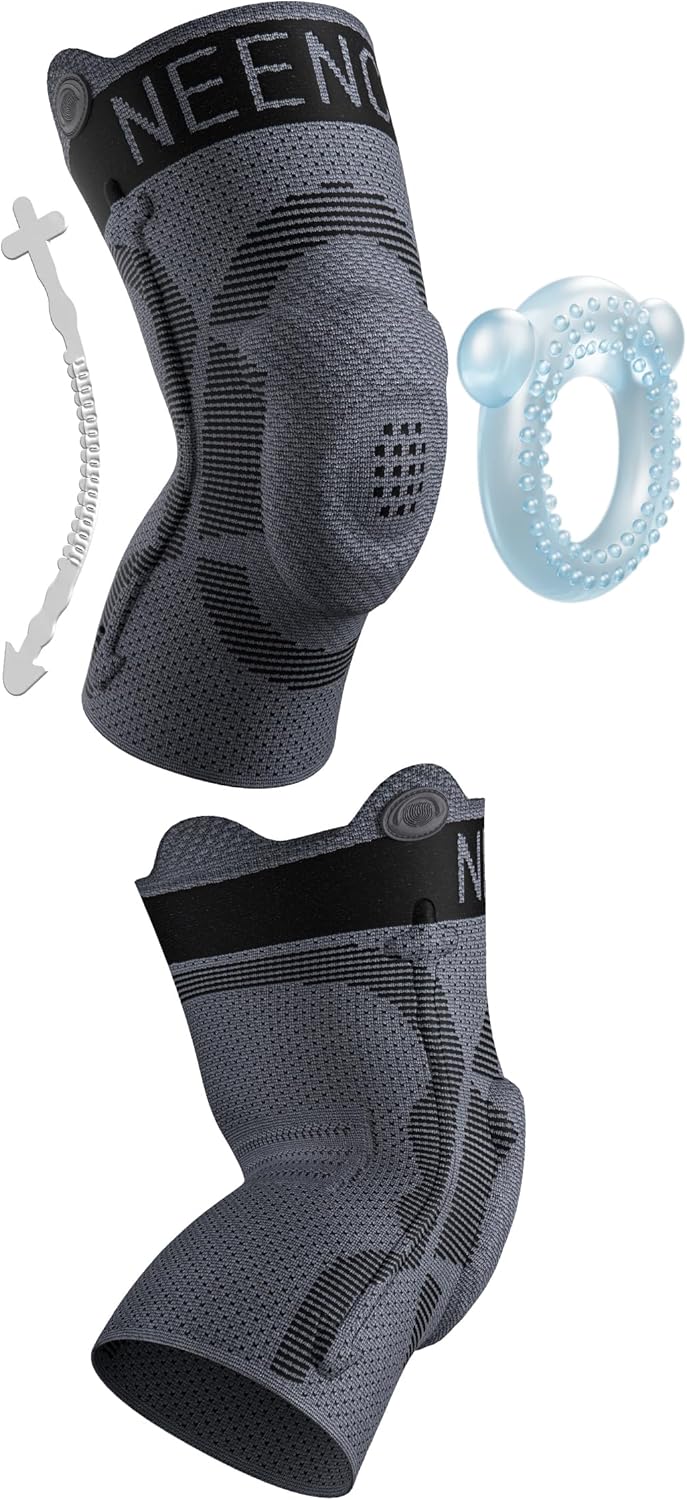 NEENCA Kids Knee Brace Sleeve with Patella Gel Pad and Side Stabilizers

