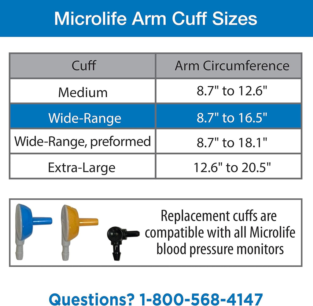 Microlife Replacement Upper Arm Blood Pressure Cuff

