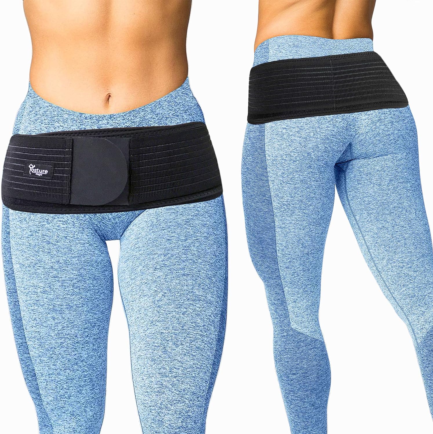 Posture Magic Sacroiliac SI Joint Support Belt for Men and Women, Stabilizing Wrap

