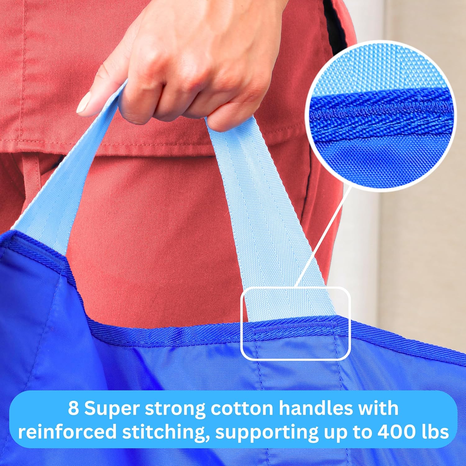 EYRA Bed Positioning Pad with Reinforced Handles for Patient Transfers 40 x 48 in

