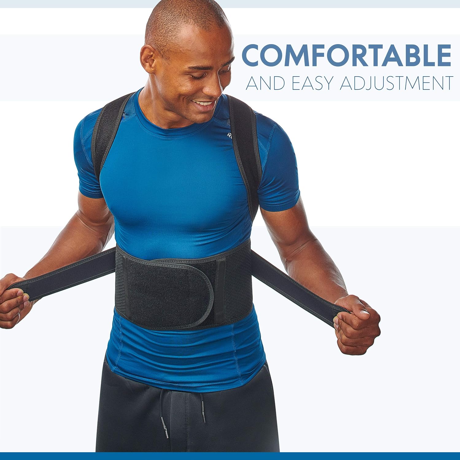 Selbite Posture Corrector for Men and Women, Back Brace with Adjustable Straps

