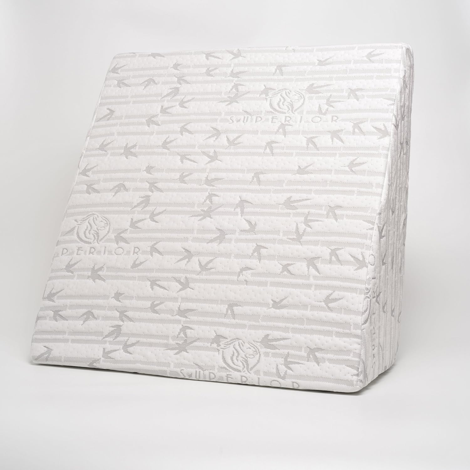 Superior Memory Foam Wedge Support Pillow with Removable Washable Cover

