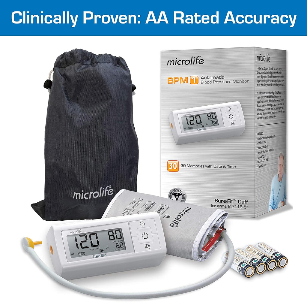 Microlife Series 200 Automatic Upper Arm Blood Pressure Monitor with Memory Recall

