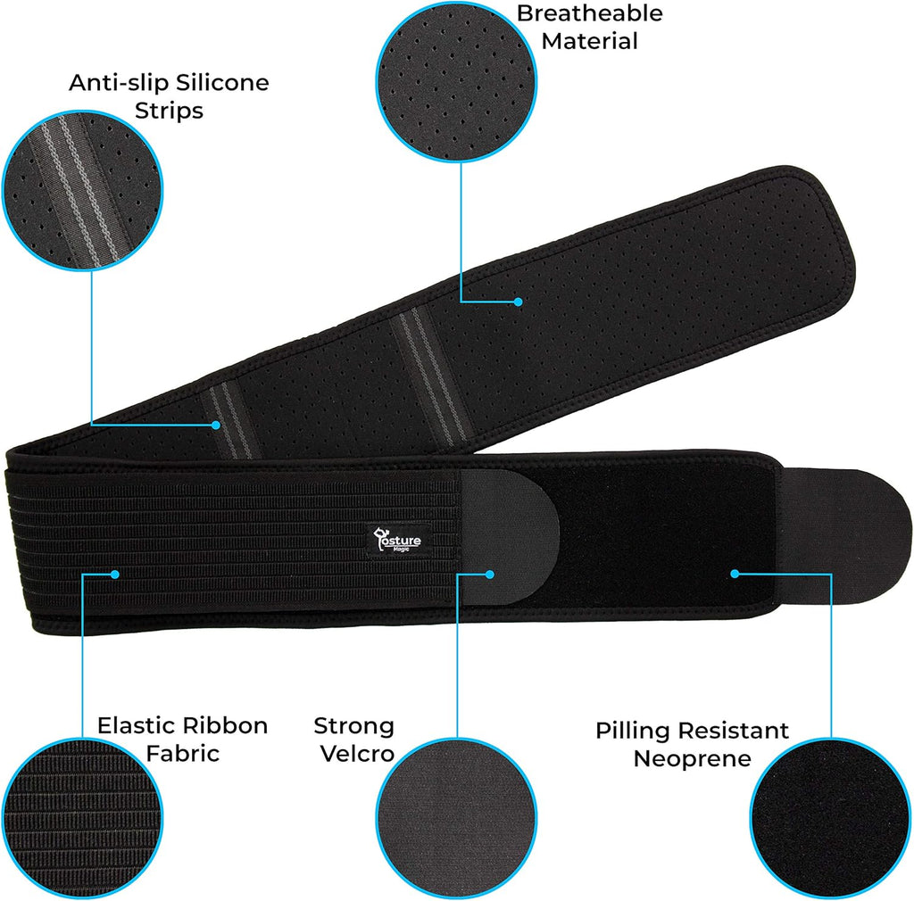 Posture Magic Sacroiliac SI Joint Support Belt for Men and Women, Stabilizing Wrap

