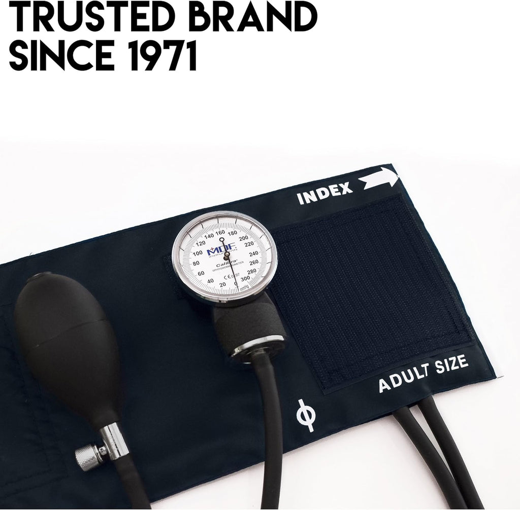 MDF Instruments Calibra Aneroid professional blood pressure monitor with carrying case

