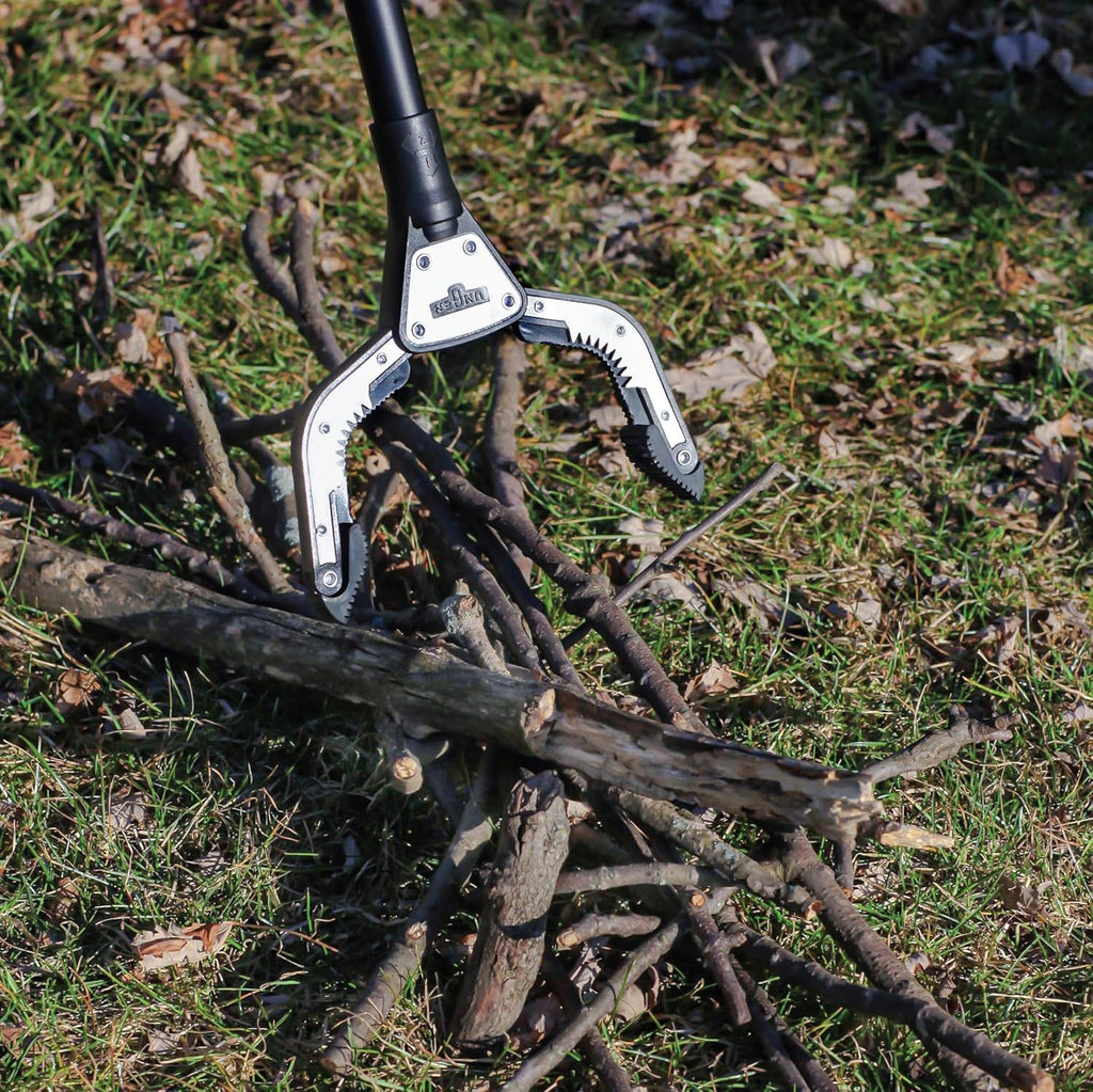 Unger Professional Rugged Reacher Grabber Tool with Rotating Head, Trash Picker

