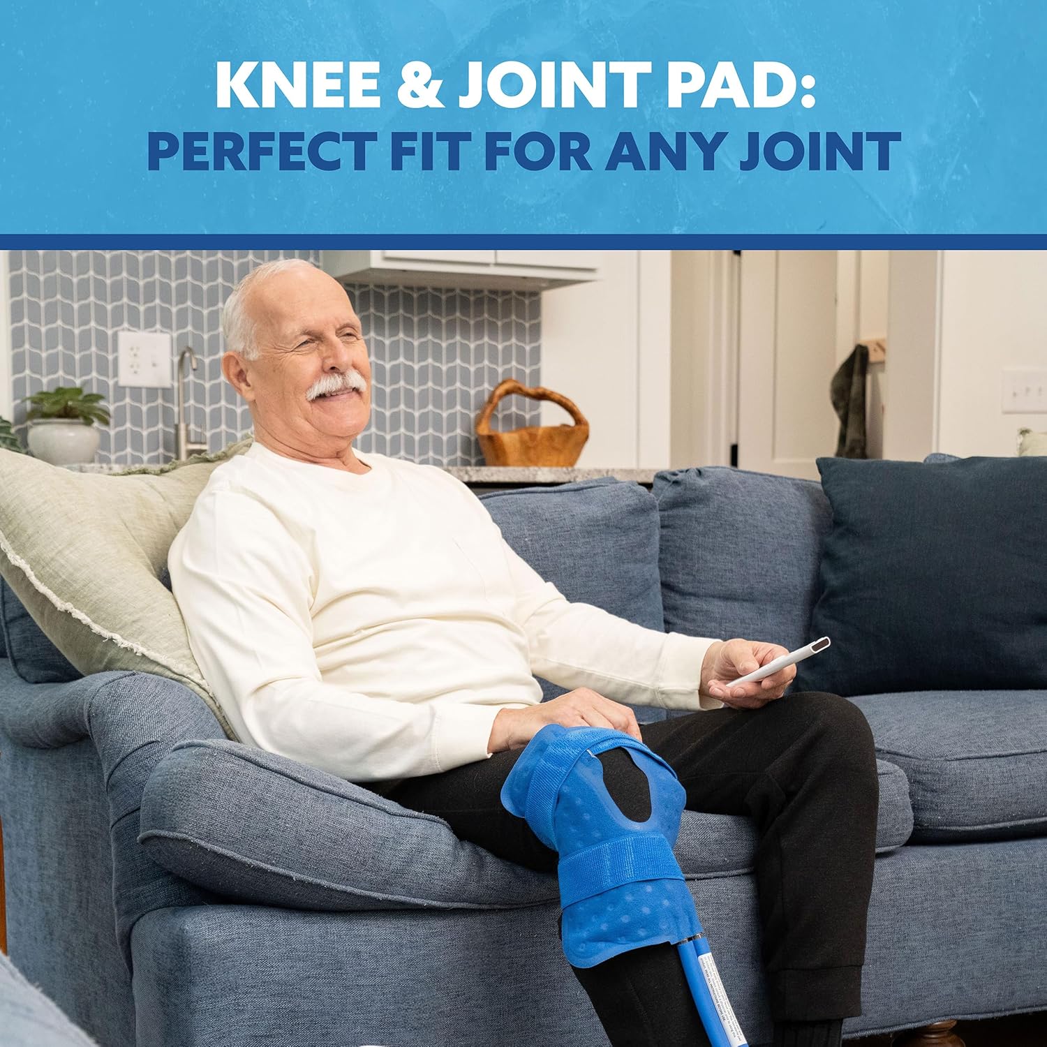 Polar Active Ice 3-in-1 Knee, Ankle & Elbow Therapy Pad with Attached Belts

