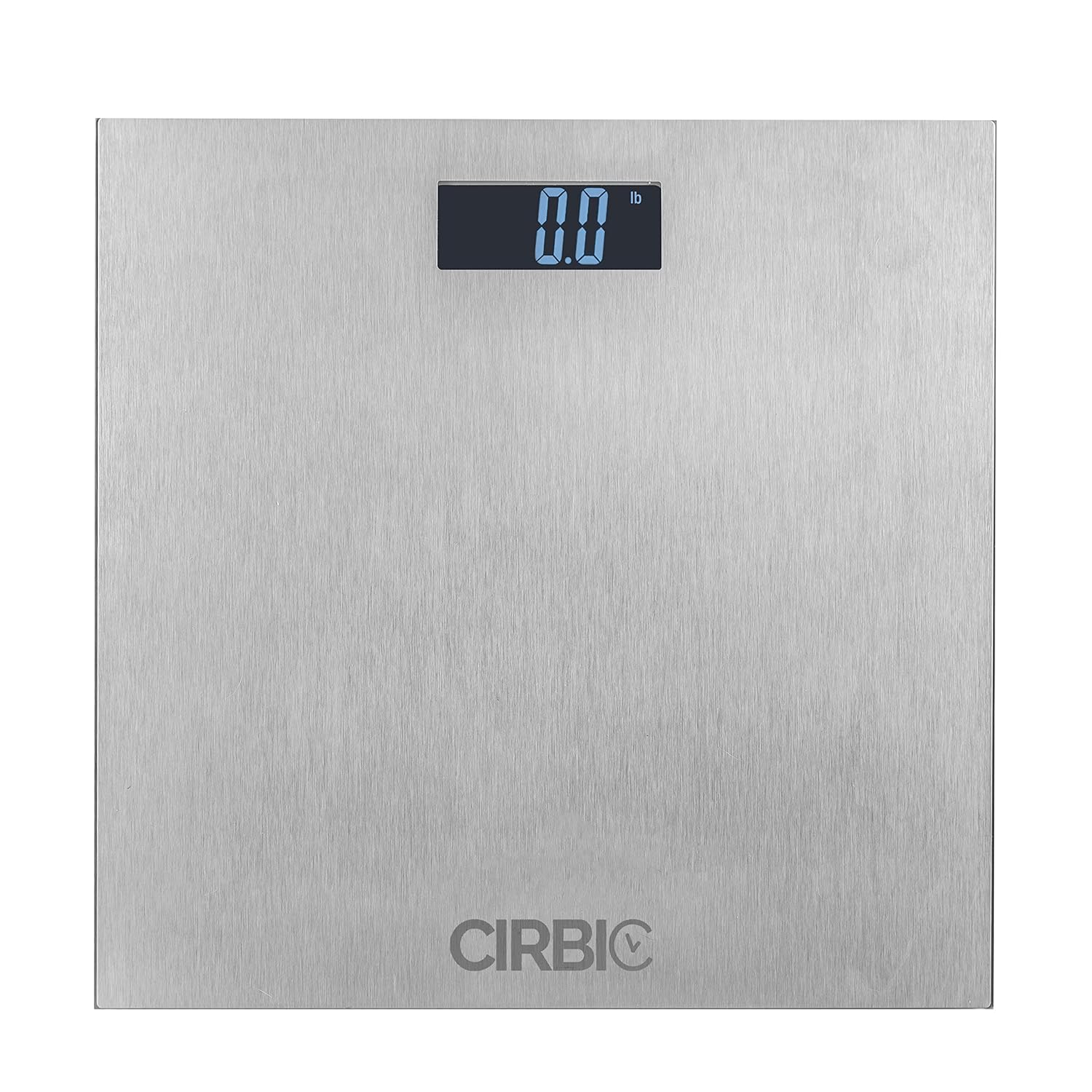 Talking Bathroom Scale with Voice Announcements, Large Numbers, lbs/kg

